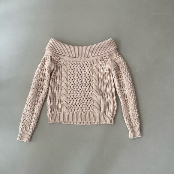 Intermix Adalene Off Shoulder Knit Sweater - Picture 12 of 15